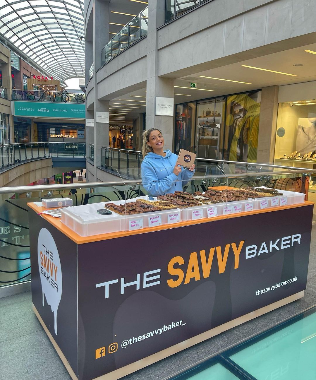 The Savvy Baker at a pop-up space in Trinity Leeds.