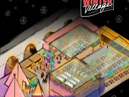 plans for chow down winter village as an illustration