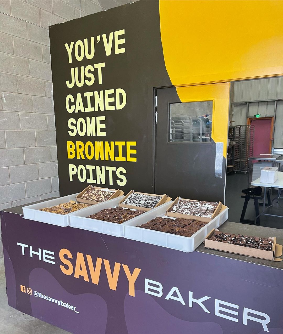 The Savvy Baker HQ, the location of the Halloween small business event.