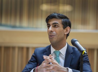 Rishi Sunak at a conference