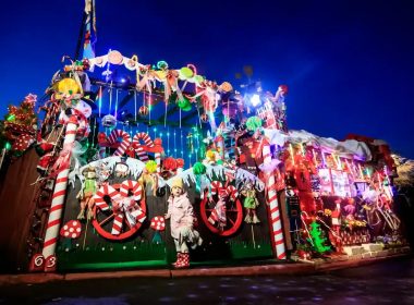 candy lane light display