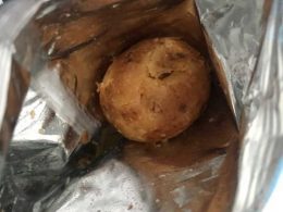 potato in crisp bag