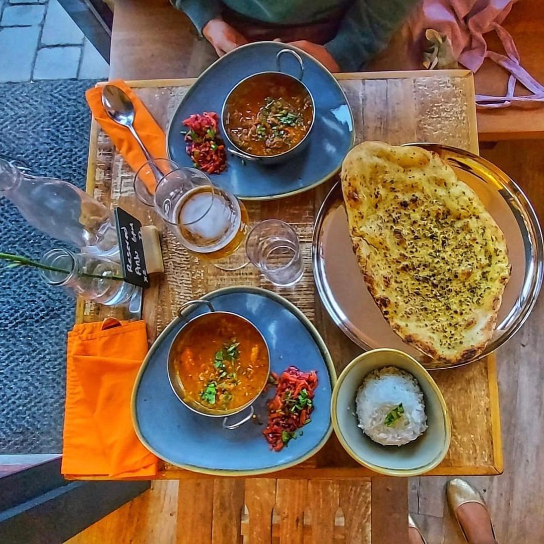 Flatlay of curry night.