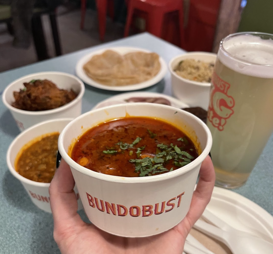 bundobust bowl with logo on.