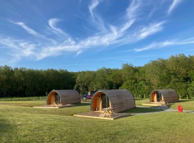The glamping pods