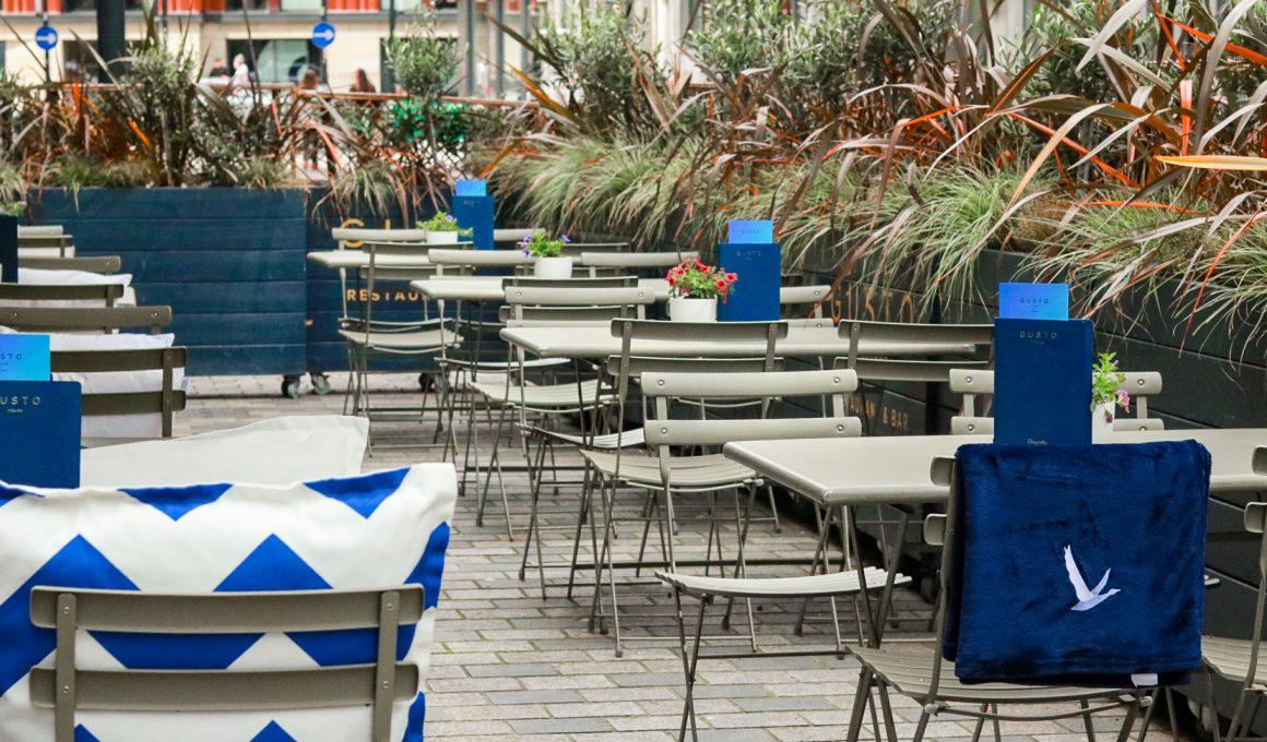 Terrace at Gusto Italian