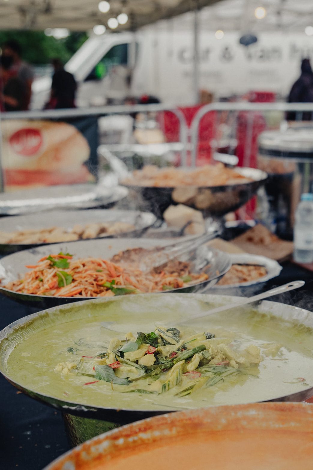 giant bowls of curry.