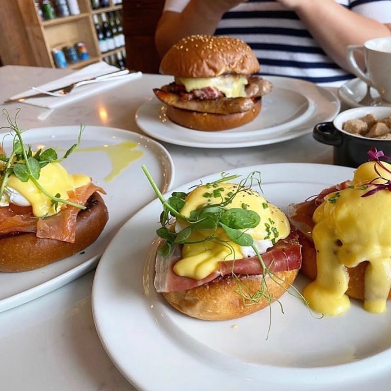 Breakfast dishes from Heaney & Mill. 