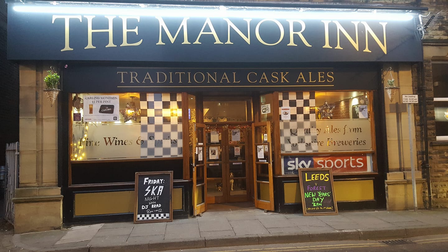 The outside of the Manor Inn in Pudsey. 