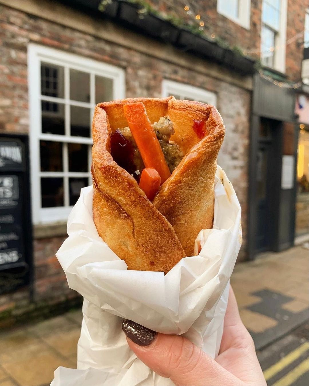 Yorkshire pudding wrap.