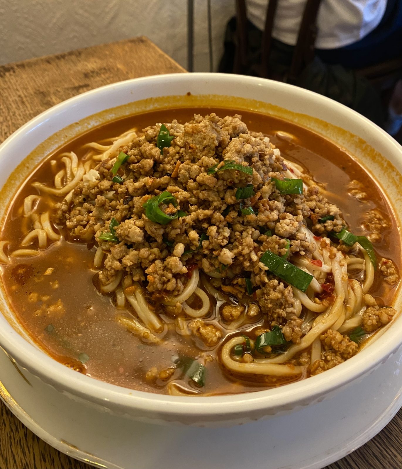 Chinese Dandan noodles from Wen's. 