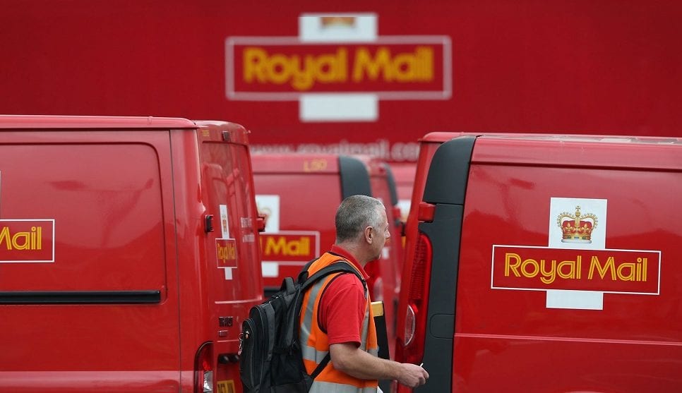 Royal Mail vans. 