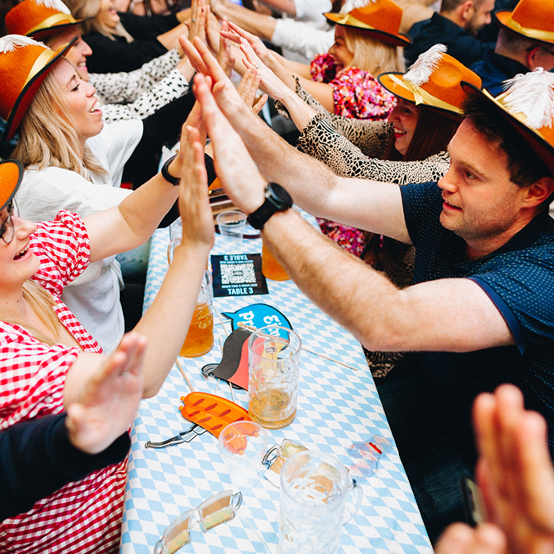 Oktoberfest in Leeds. 