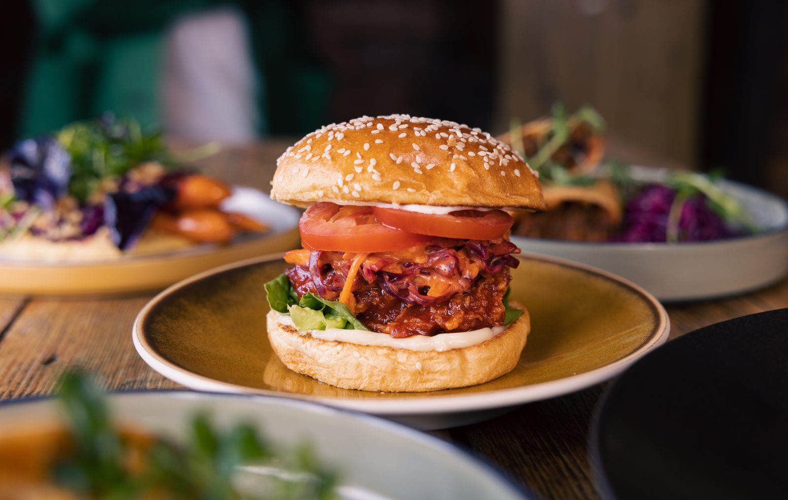 A burger which will be served at The Christas Market.