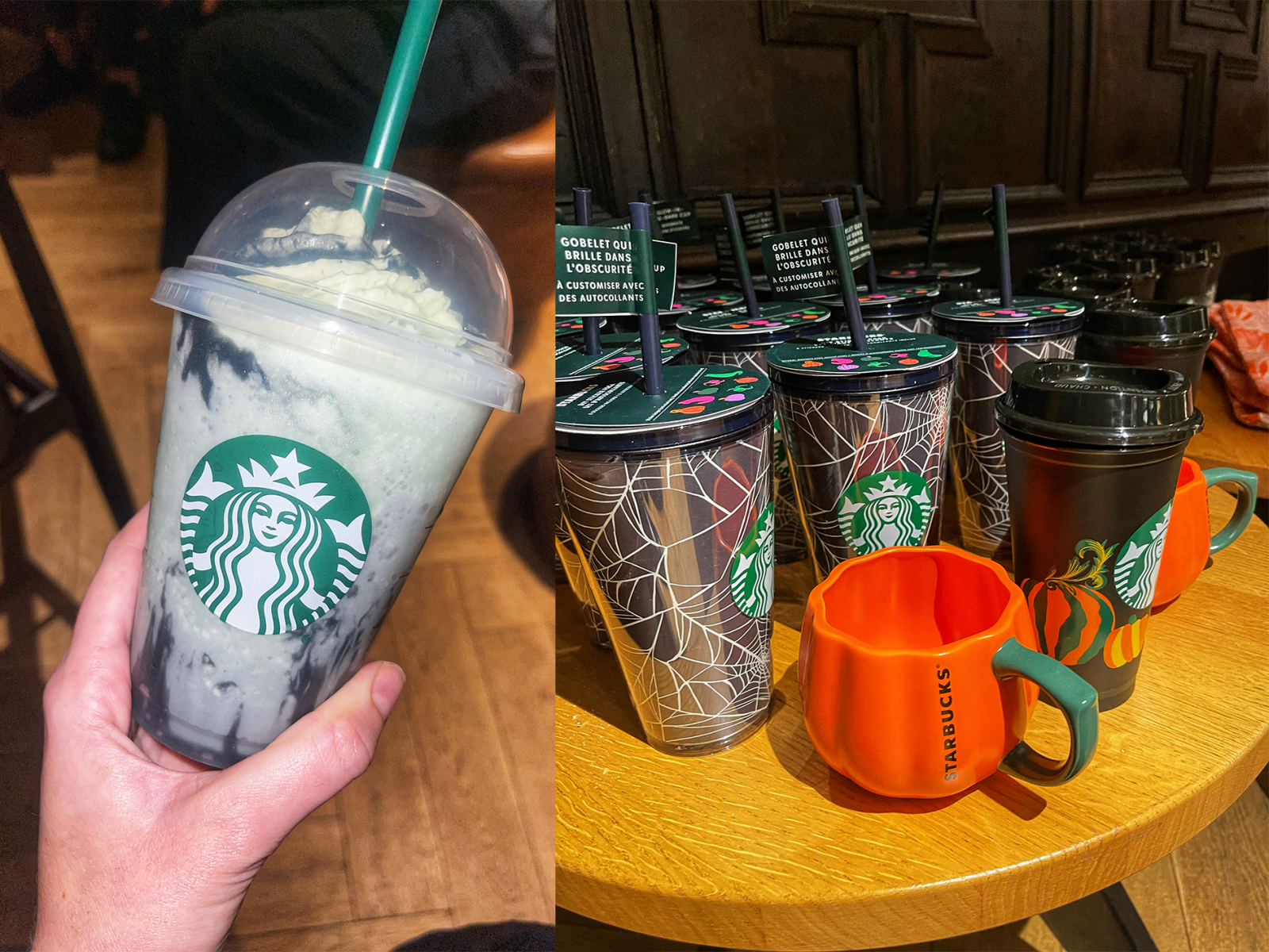 The Halloween selection from Starbucks. 