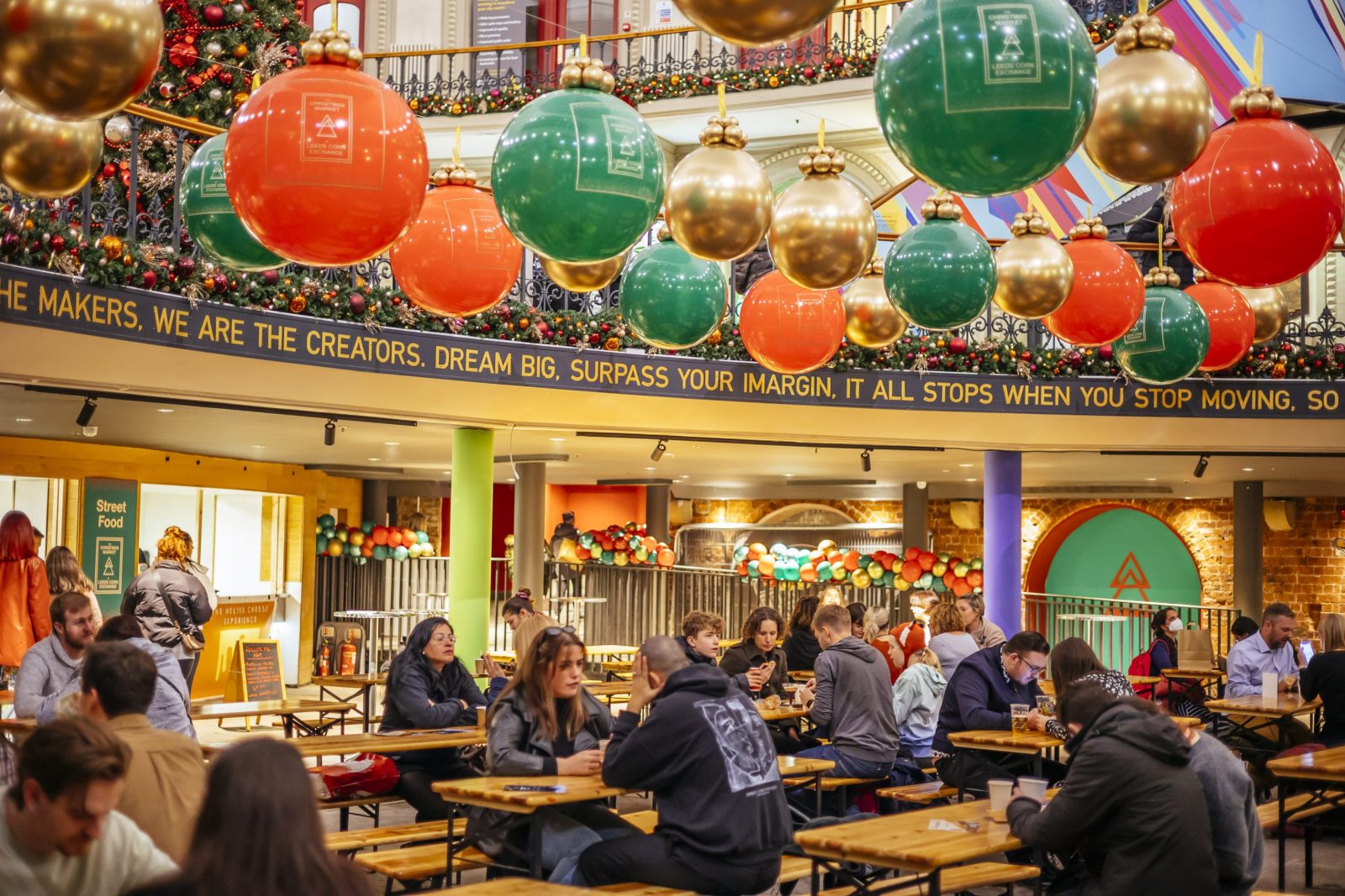 The Corn Exchange in Leeds. 