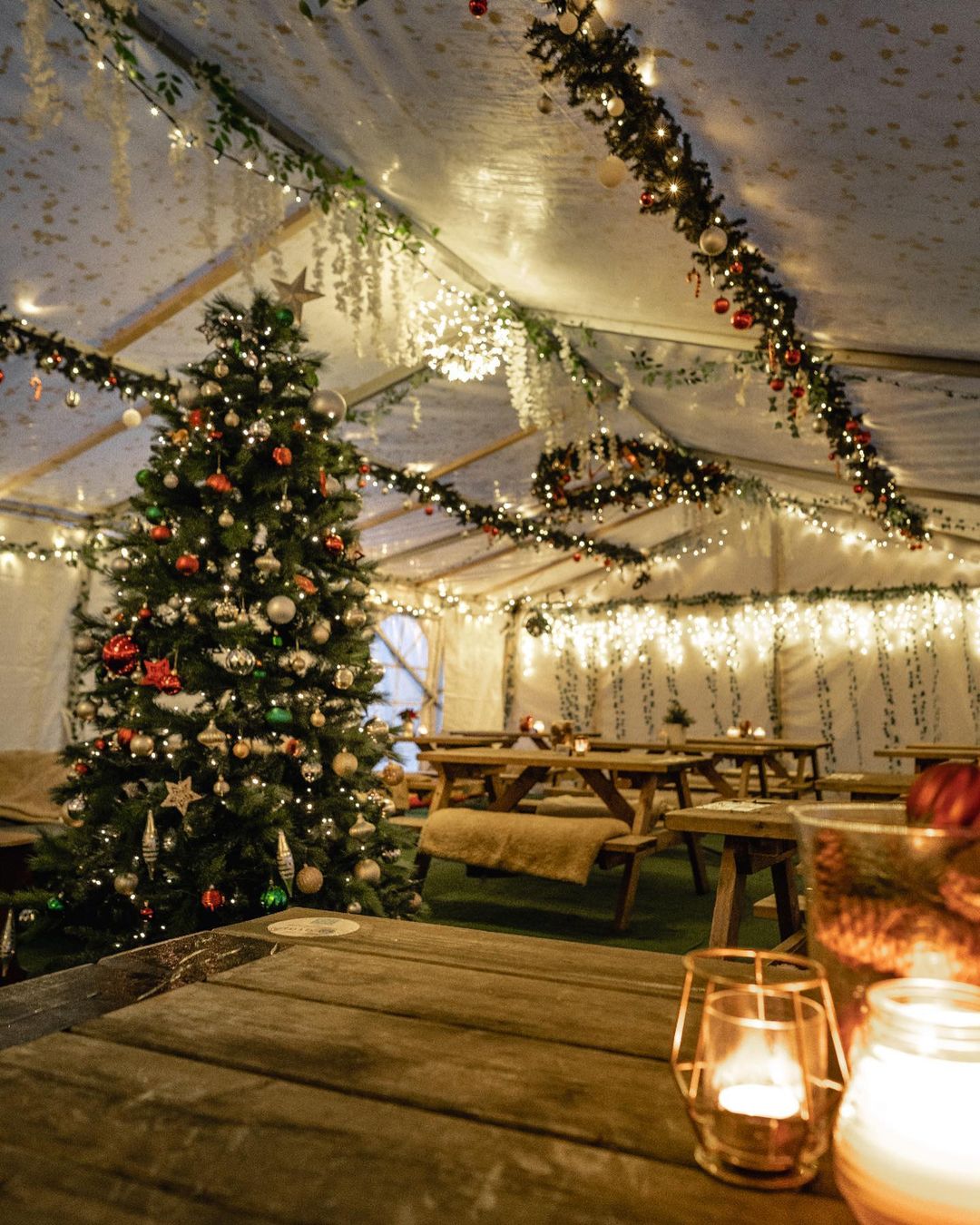 Get cosy by the fire at this Chapel Allerton tipi.