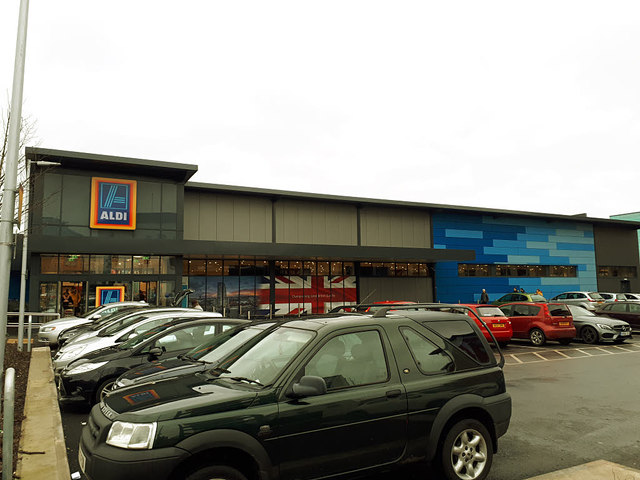 Aldi Supermarket in Leeds. 