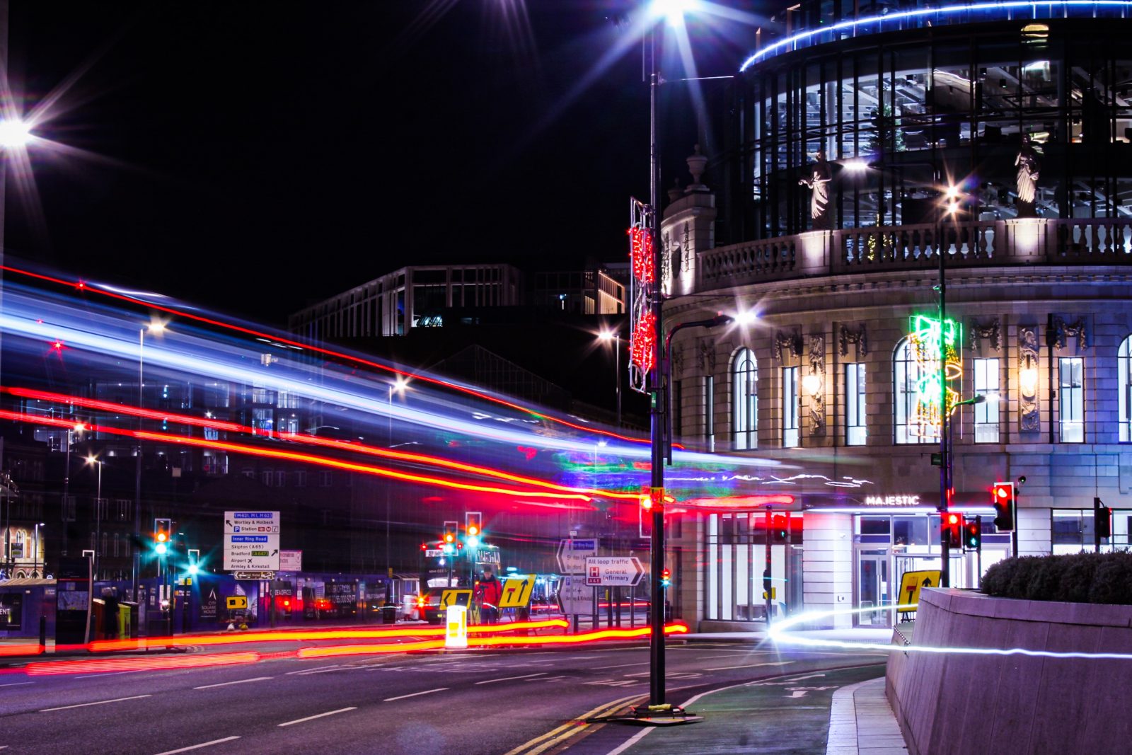 Leeds city centre.