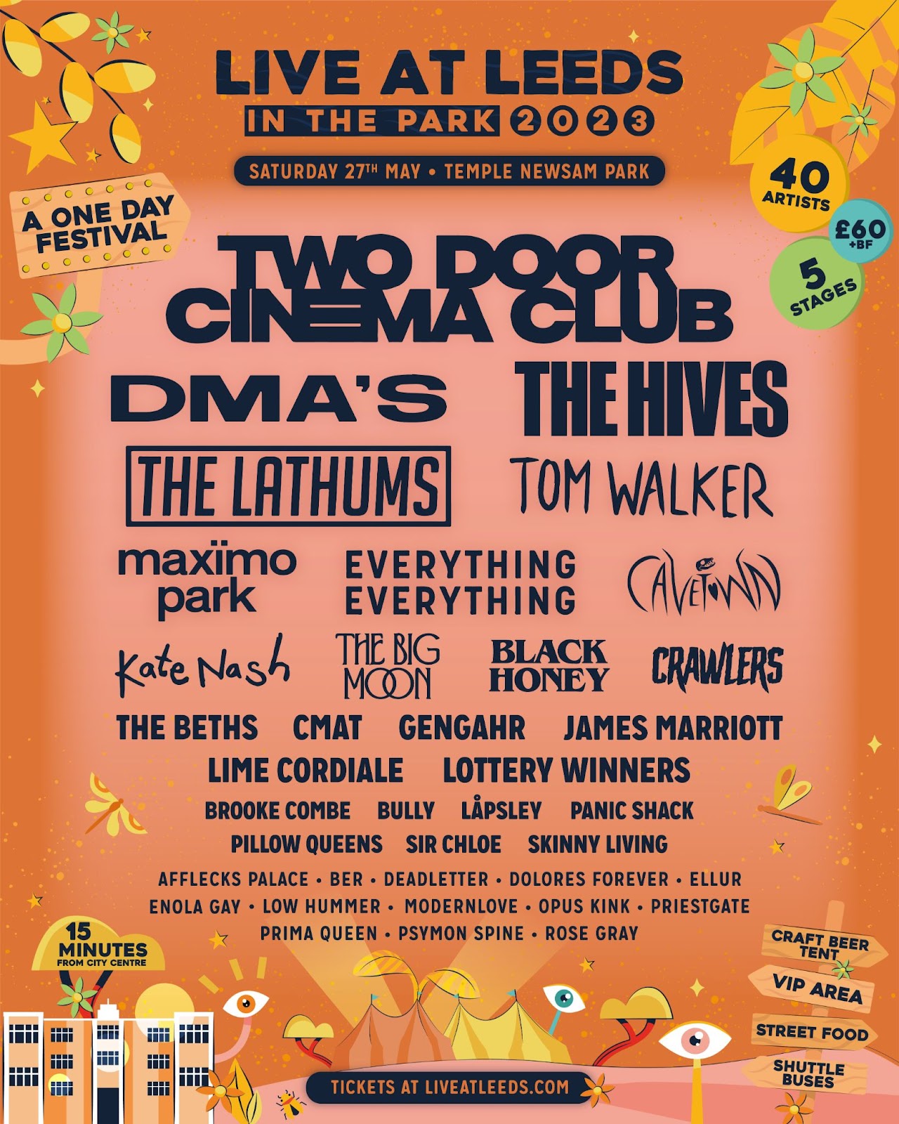 The Live at Leeds line-up