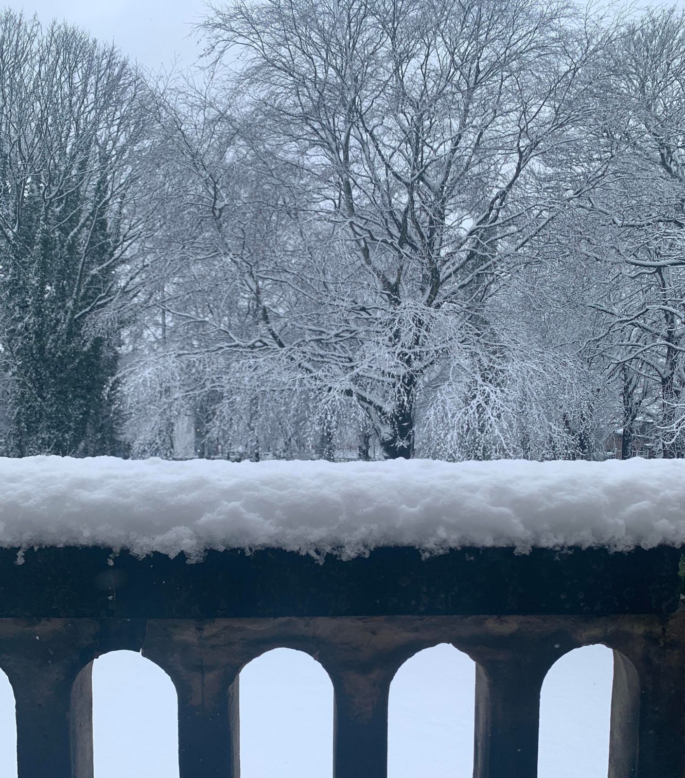 Leeds in the snow. 