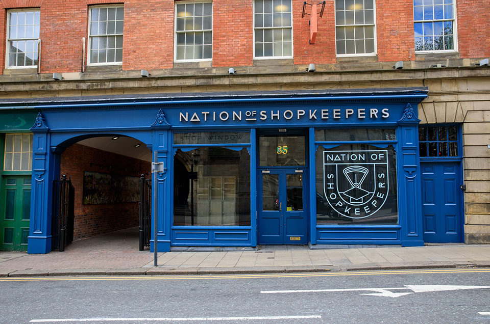Nation of shopkeepers in Leeds - spot to grab a beer or Guinness