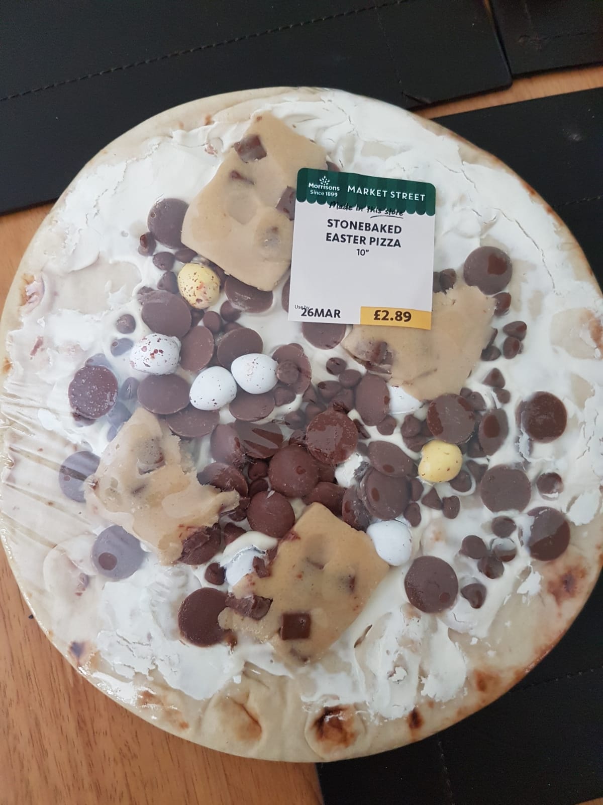 Morrisons Easter Pizza.