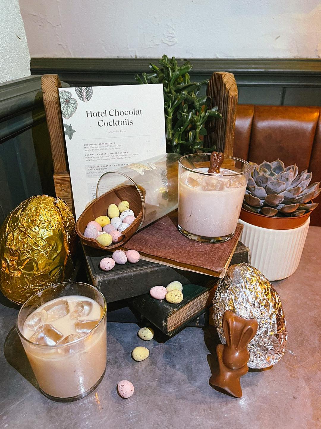 The Botanist easter cocktails. 