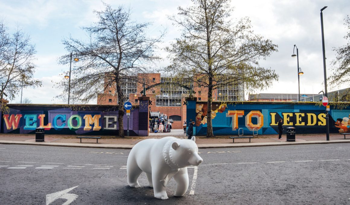 A giant bear from Leeds Bear Hunt.