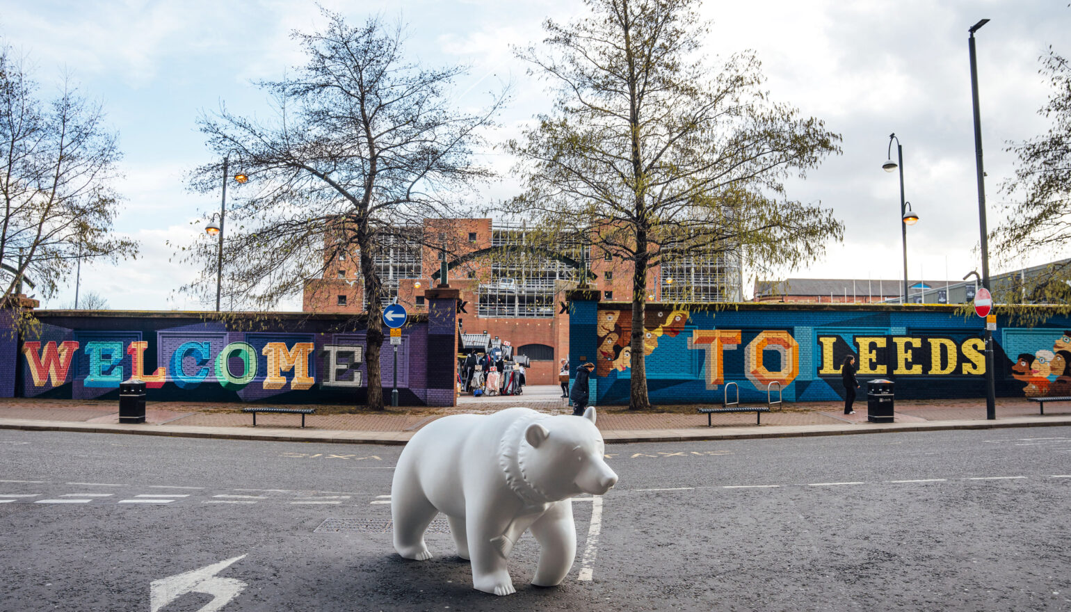 A giant bear from Leeds Bear Hunt.