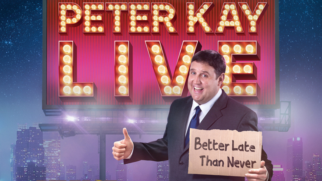 This image has an empty alt attribute; its file name is peter-kay-belfast.png