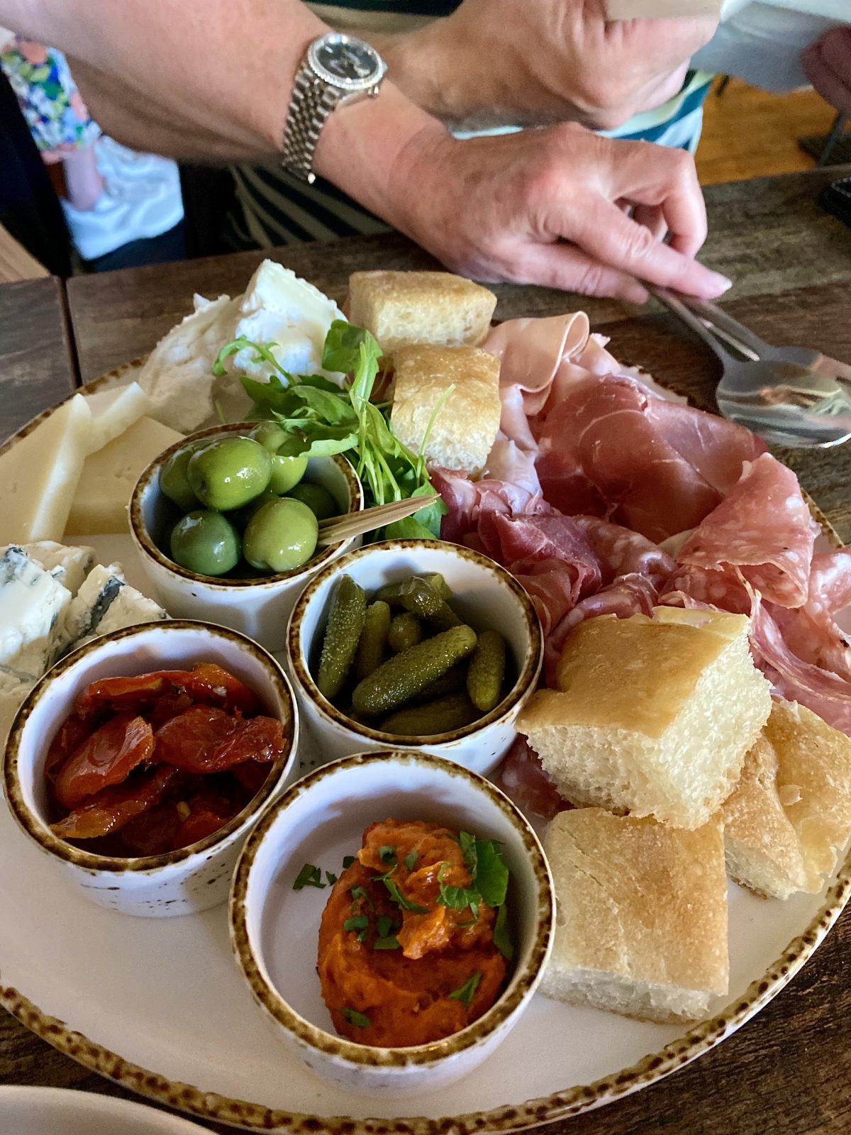 The sharing platter from Pranzo Italian. 