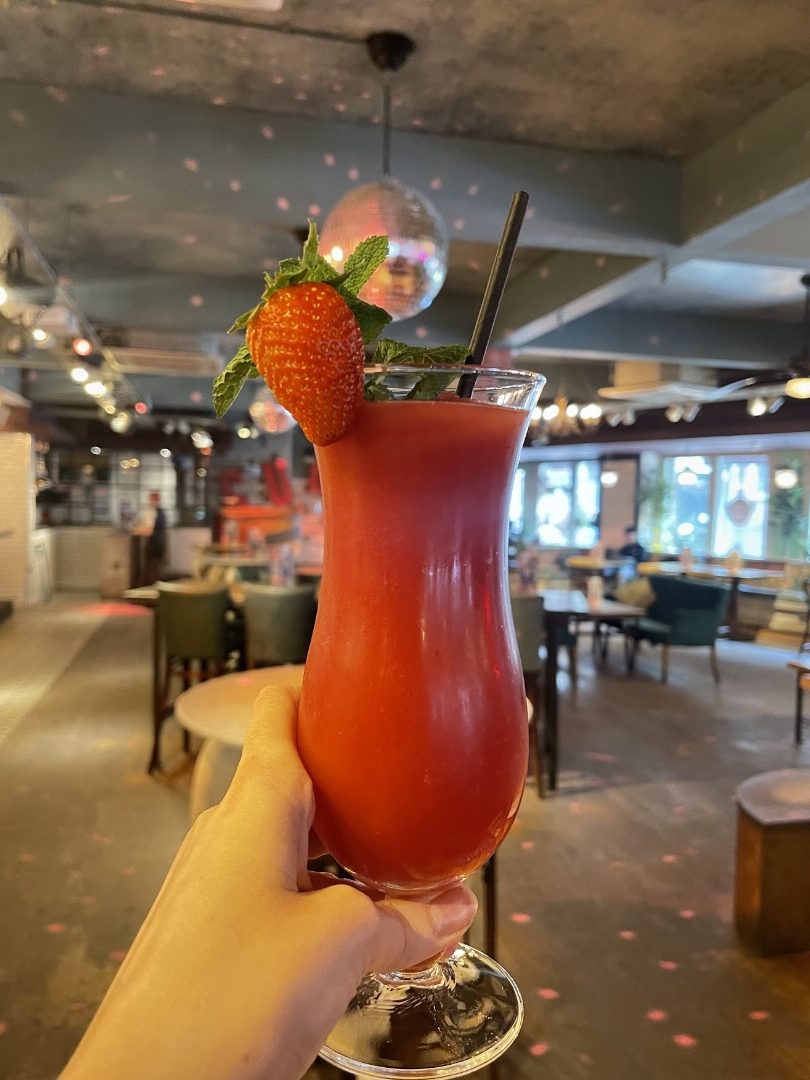 strawberry daquiri cocktail.