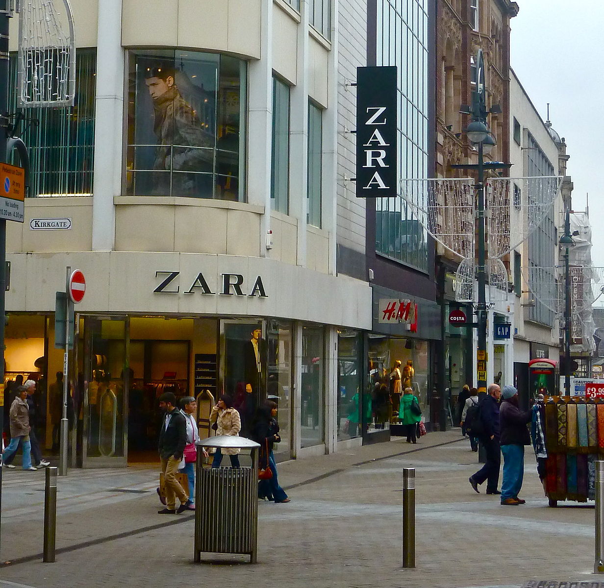 Zara in Leeds. 