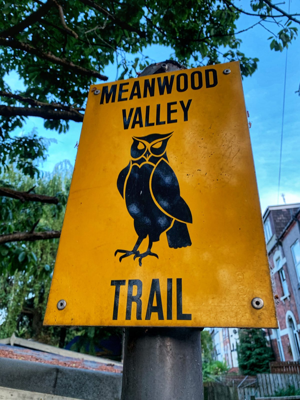 Meanwood Valley Trail sign.