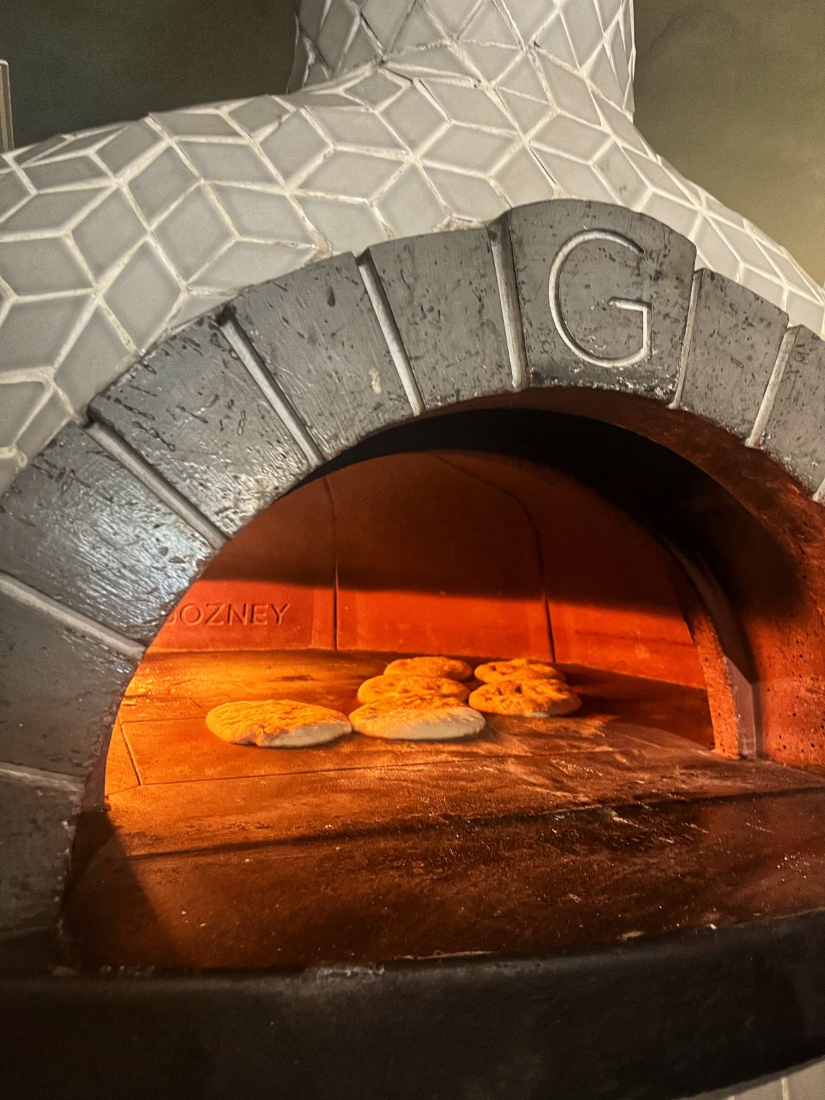 pizza oven.