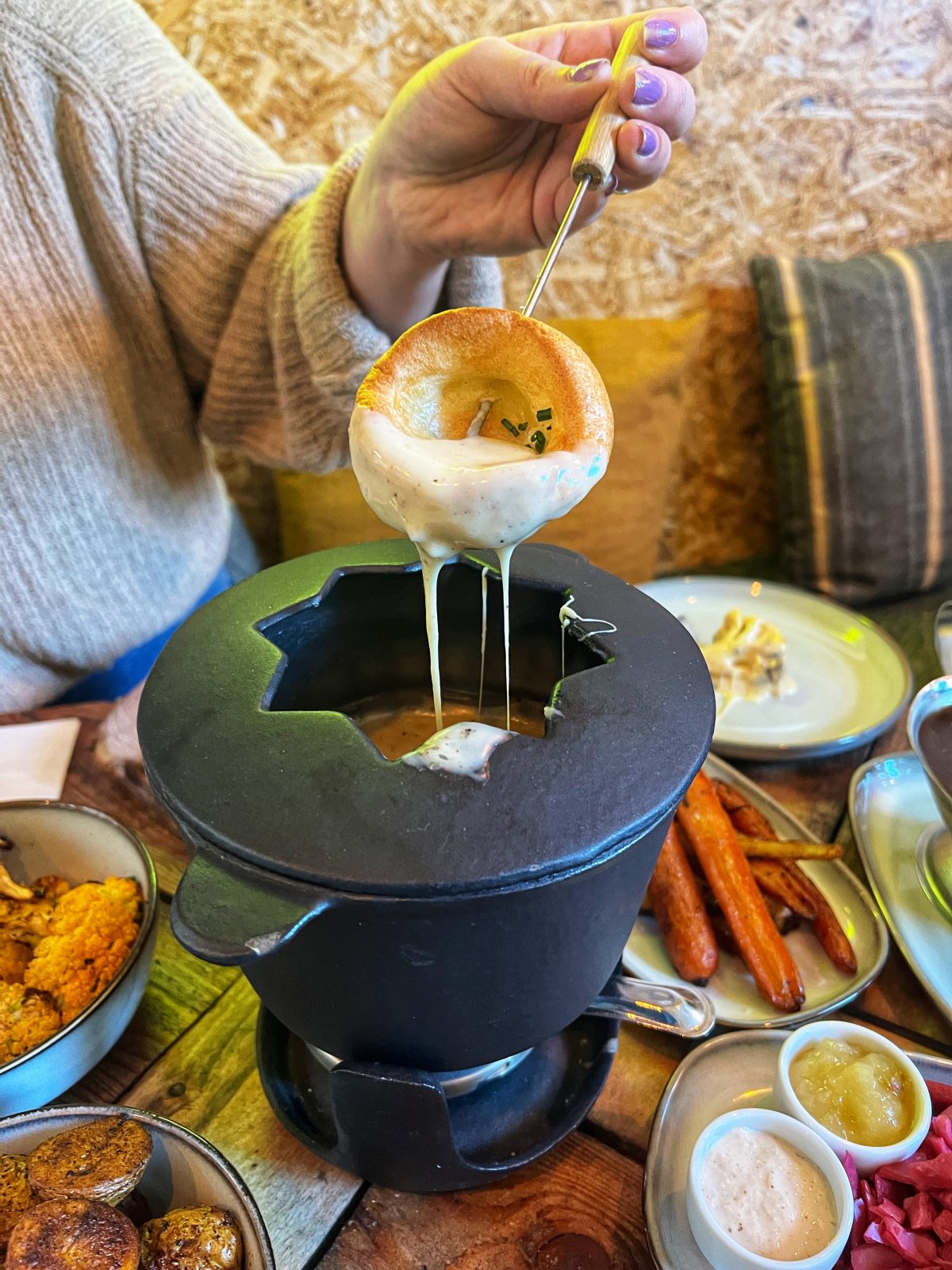 A fondue Sunday Roast. 