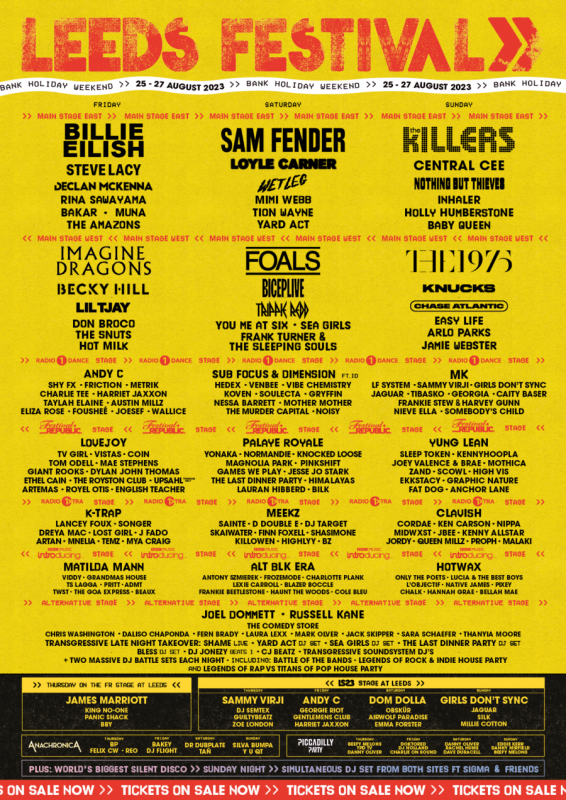 Leeds Festival 2023 Everything you need to know guide