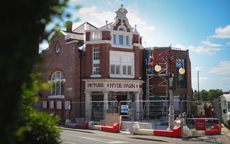 The exterior of The Hyde Park Picture House in Leeds. 