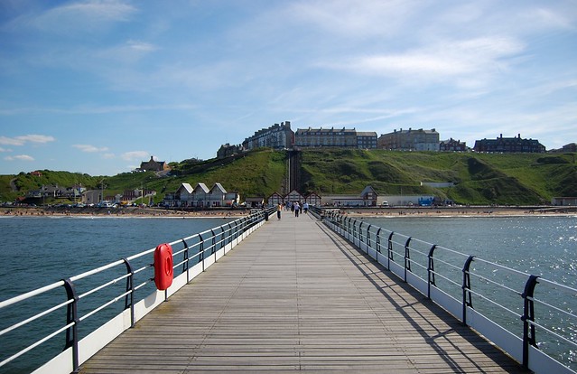 The pier in Saltburn.