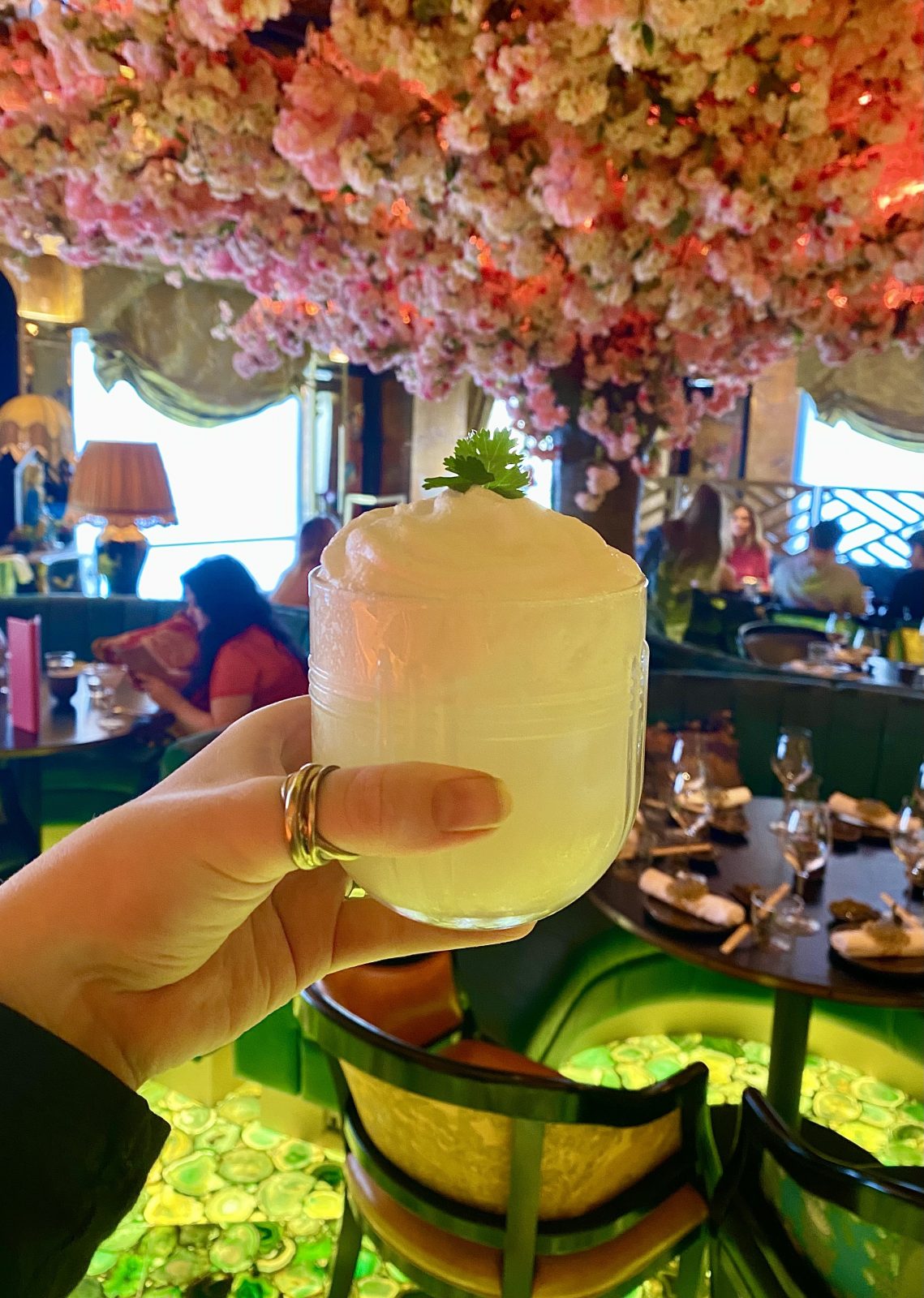 A cocktail from The Ivy Asia. 