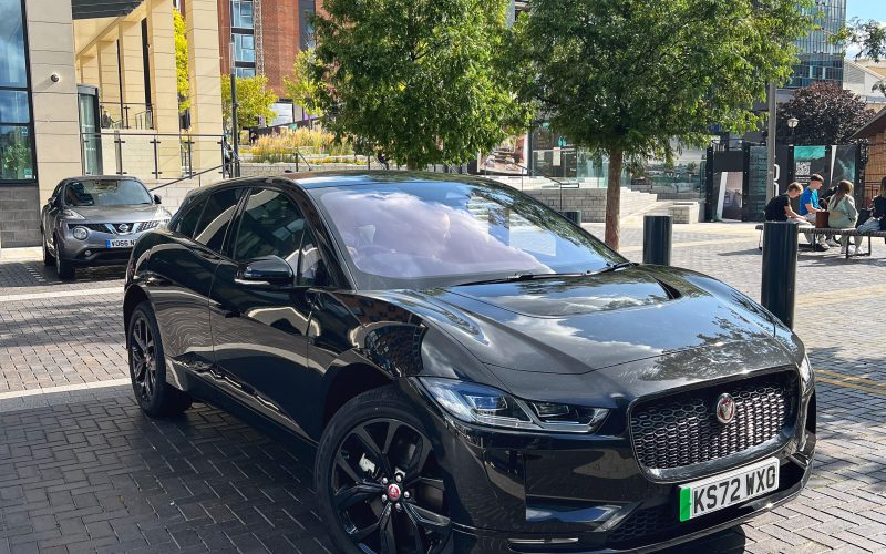 Moda, New York Square has added a pair of Jaguar I-PACE cars.