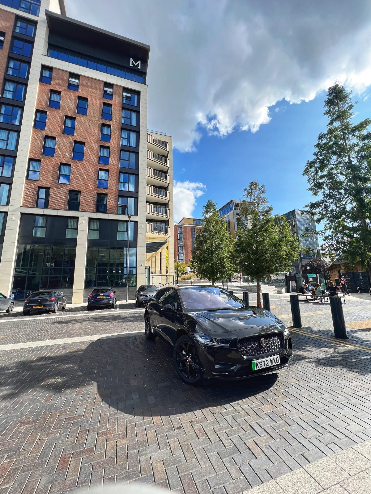 Moda, New York Square in Leeds now has Jaguar I-PACE cars residents can borrow for free