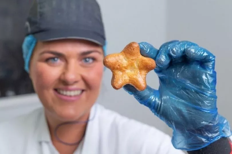 A star-shaped Yorkshire Pudding from Aunt Bessie's. 