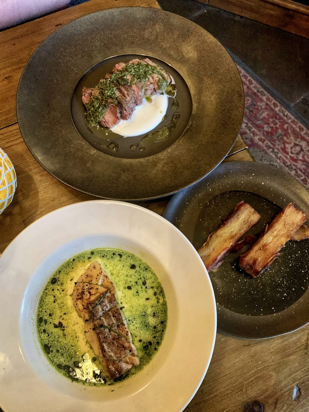 A selection of small plates made by the Dijon Boys.
