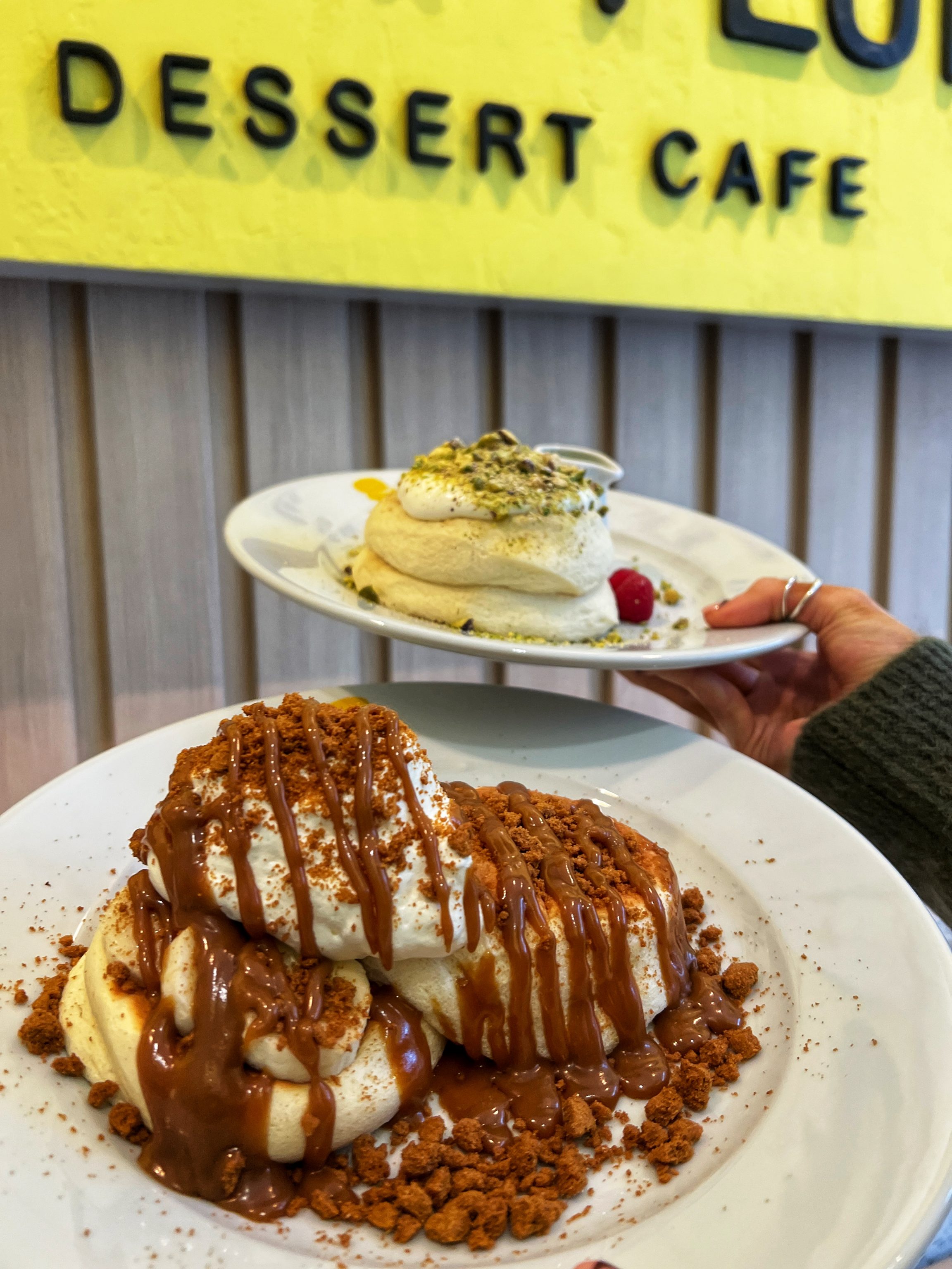 Inside Fluffy Fluffy Leeds viral soufflé pancake cafe
