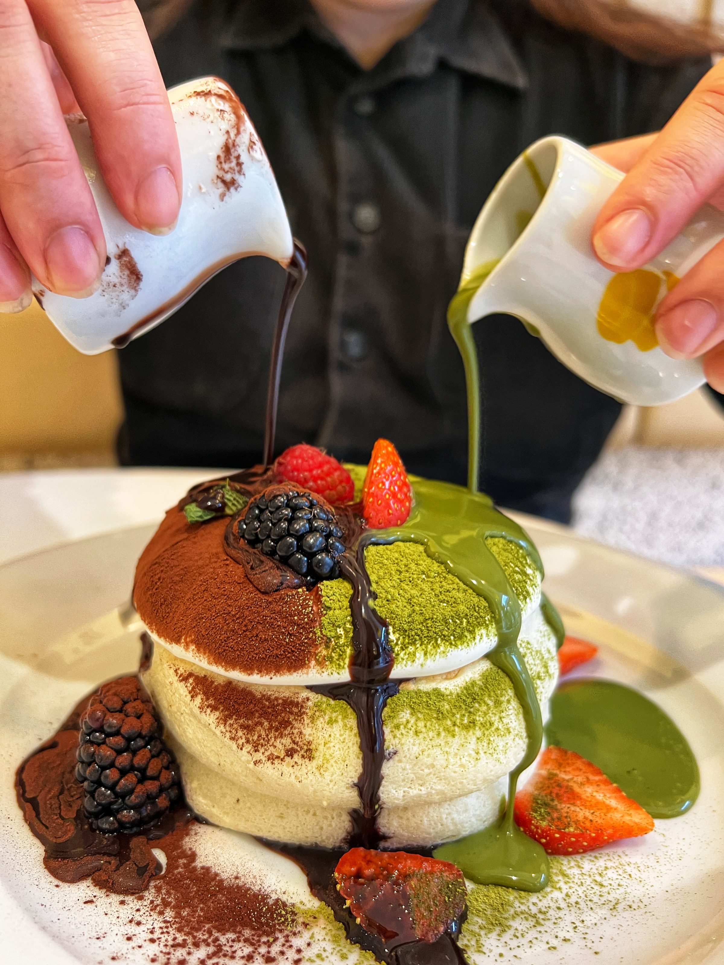 Inside Fluffy Fluffy Leeds viral soufflé pancake cafe