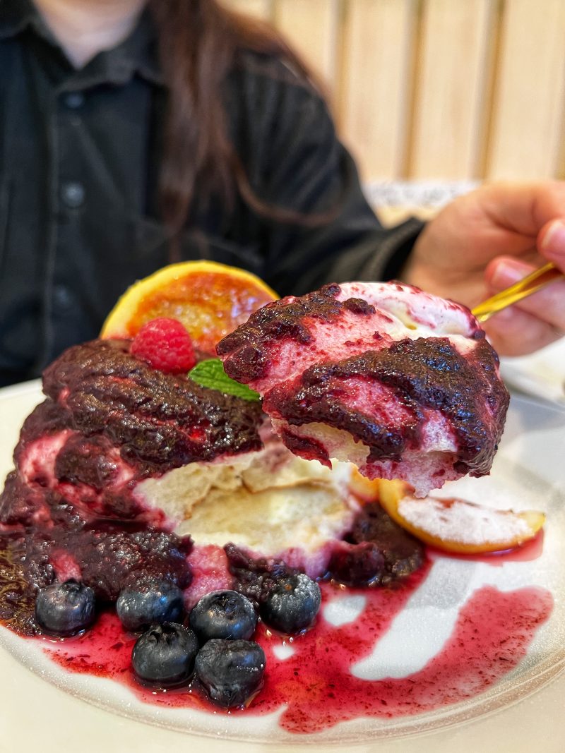 Inside Fluffy Fluffy Leeds viral soufflé pancake cafe