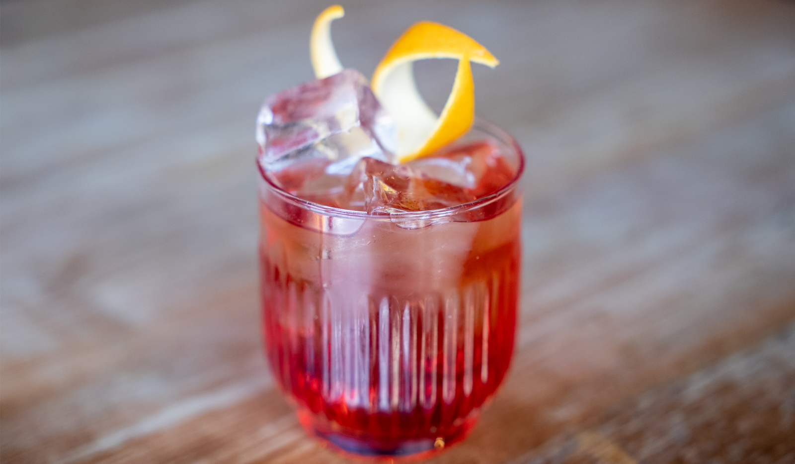 A negroni cocktail from The Olive Tree Brasserie. 