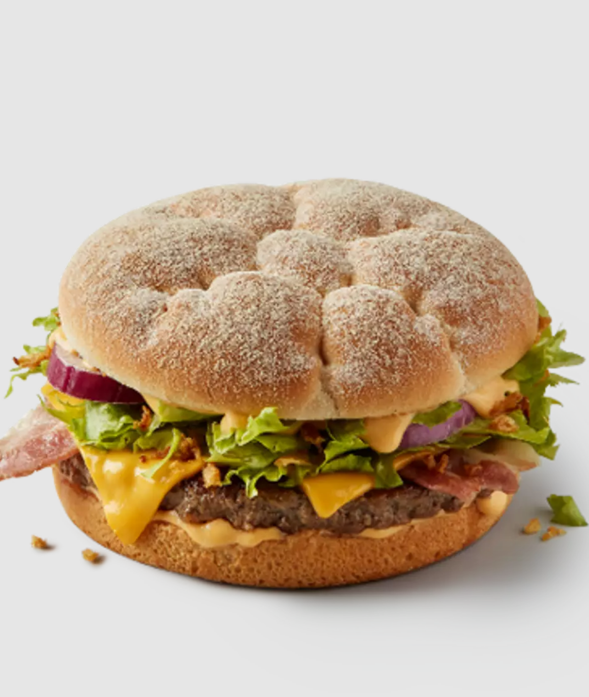 A burger from McDonald's.